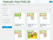 Tablet Screenshot of haeuser-aus-holz.de